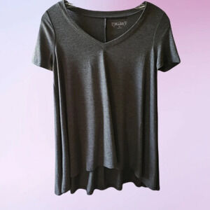 Mudd women blouse dark gray size xs
